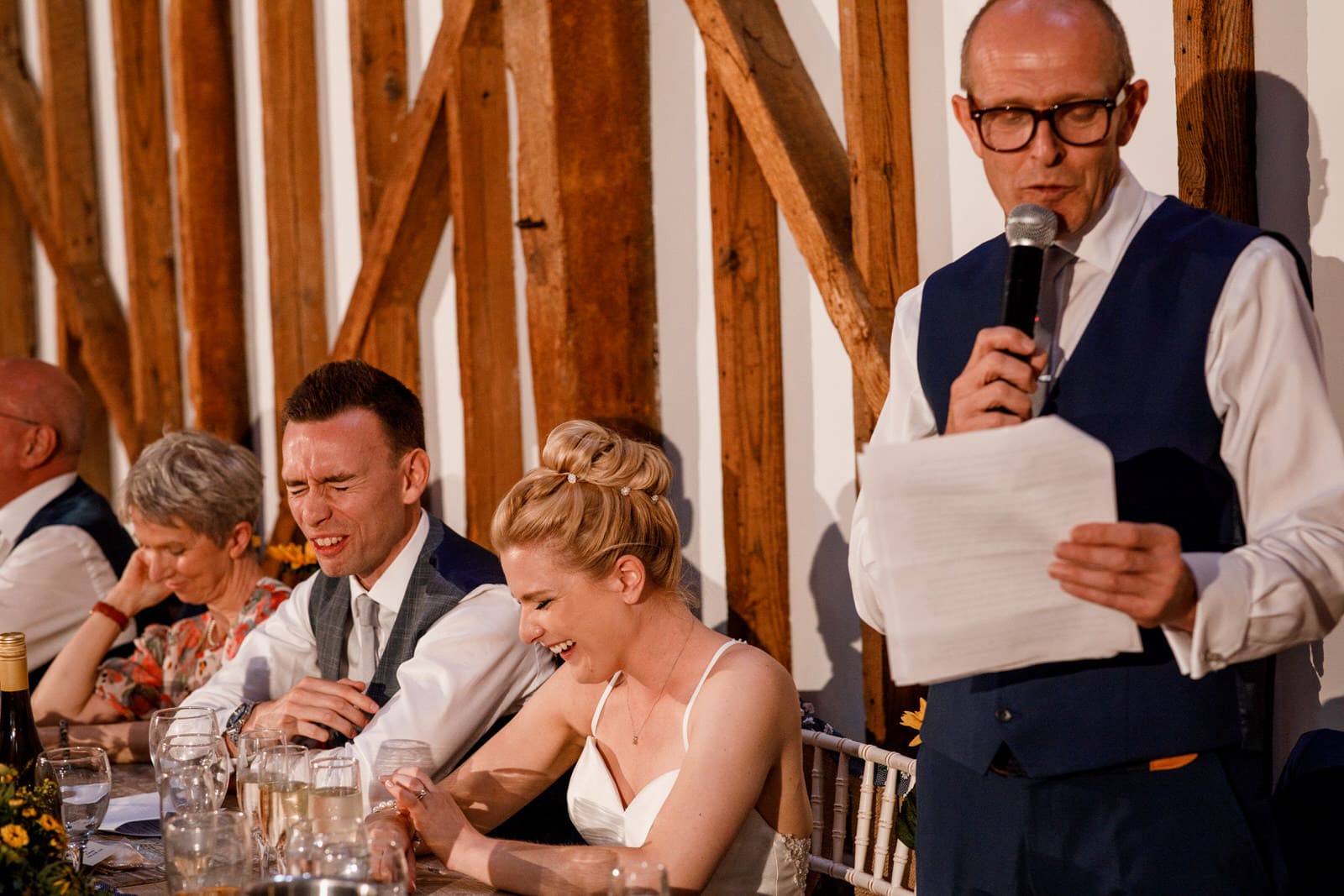 speeches at milling barn 